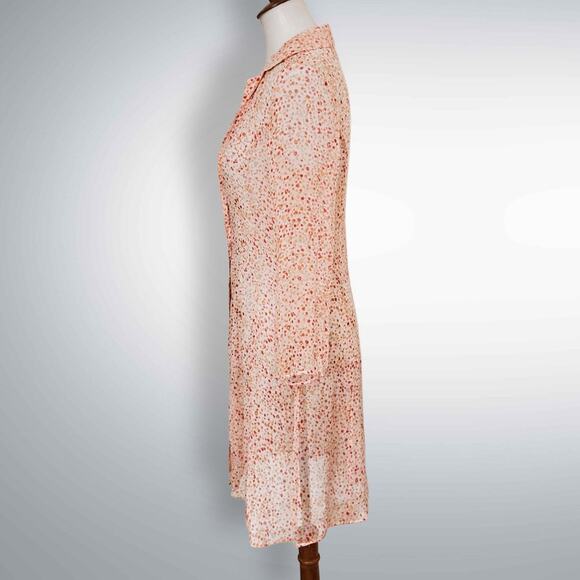 90s Victoria’s Secret Silk Sheer Negligee Dress – Button Front, XS - Picture 4 of 8